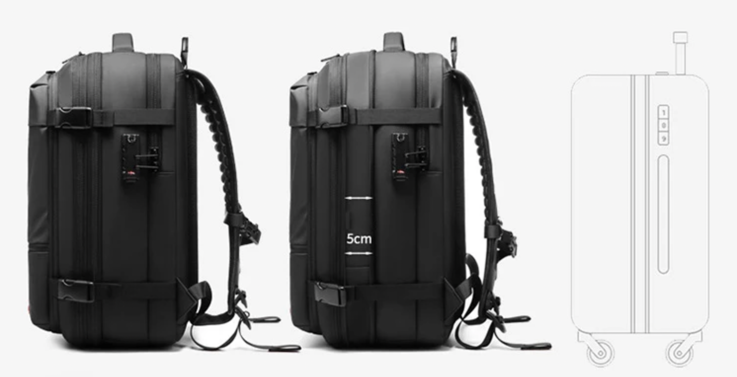 Aero One Plus – Sac à dos compressible avec pompe intégrée